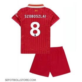 Liverpool Dominik Szoboszlai #8 Replika babykläder Hemmaställ Barn 2024-25 Kortärmad (+ korta byxor)